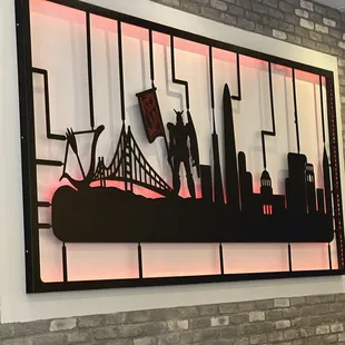 Artistic view of the SFO landmarks and skyline!