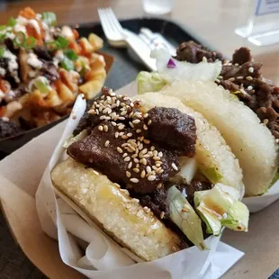 Fried Garlic Rice Buns