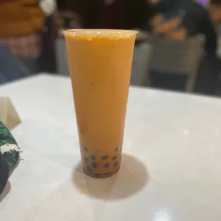Thai Iced Tea with Boba