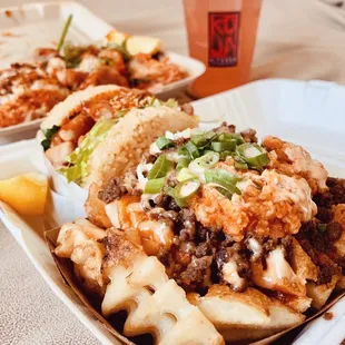 Kamikaze Fries  Chicken Bowl  Chicken Koja