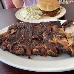 Half rack of ribs