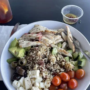 House favorite nutritious Greek bowl