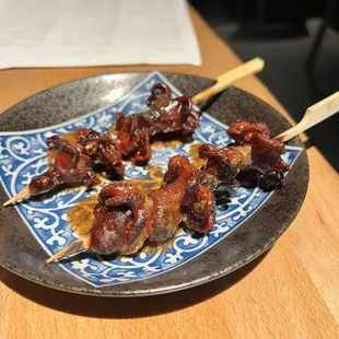 Tako &quot;octopus&quot; skewer with miso panca
