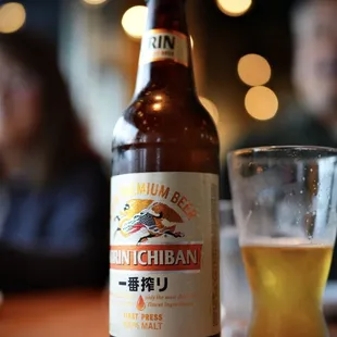 Hard to beat the combination of a cold lager and sushi!