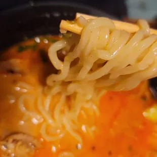 Thick Ramem noodles ... mmmmmm