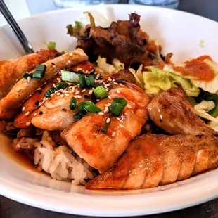 Salmon Teriyaki Bowl