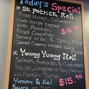 Today&apos;s special board