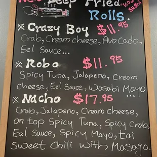 New items board