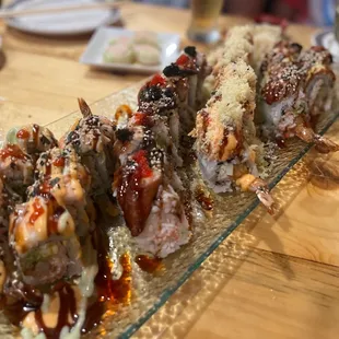 food, sushi and sashimi, sushi, sashimi