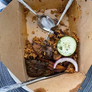 Jollof Rice Platter