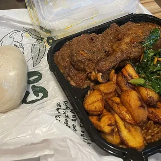 fufu (pounded yam)