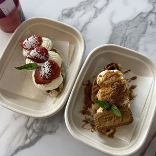 Biscoff cookie croffle