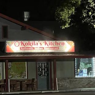 Outside