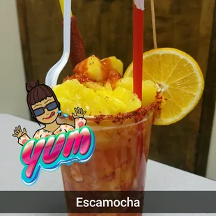 Escamocha with squirt...So good and refreshing!!