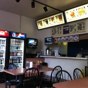 the interior of a restaurant