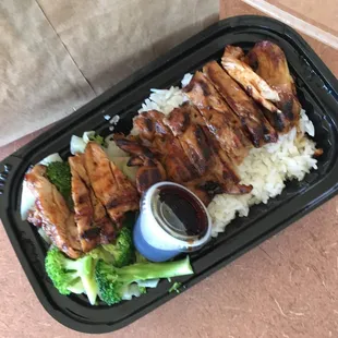 Chicken teriyaki bento