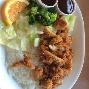Chicken katsu - great crunch and delicious sauce