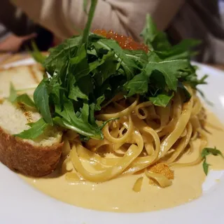 Uni Cream Fettucine with Ikura