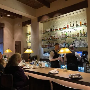 Bar area at Kokkari Estiatorio in San Francisco.
