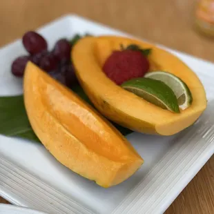 Papaya w/ Lime, of course!