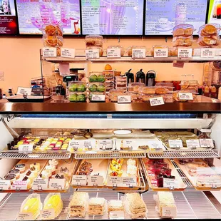 Display case of pastries!