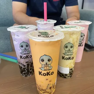 Honey Green Milk Tea