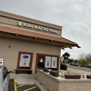 There are a few tables out front as well, &amp; the weather is perfect right now!