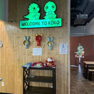 They have T-shirts with KoKo the dinosaur on them. They should say, " I'm kraving KoKo Boba." Haha