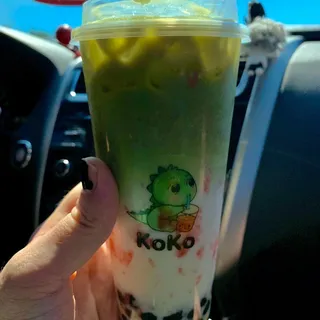 Strawberry Matcha Latte