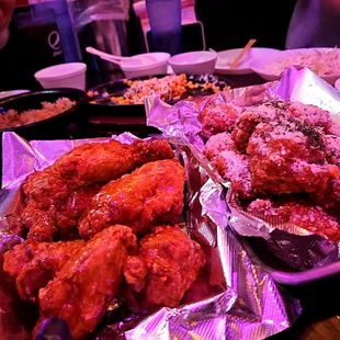 poultry, fried chicken wings, chicken wings and fried chicken, chicken, fried chicken, food, chicken wings, bbq wings, bbq chicken