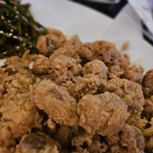 Fried Gizzards with Garlic chives