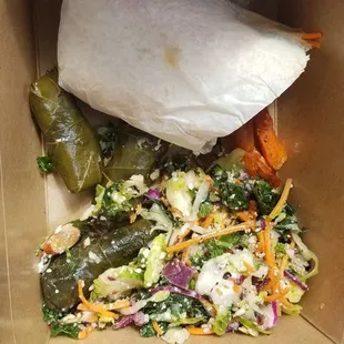 A little bit of a bunch of stuff from the deli case!