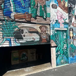 Collecting my usual 2 lbs of freshly roasted local beans