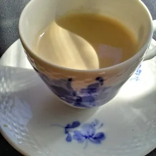 Serendipitous tao symbol in the crema!