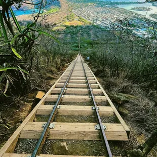 view from on the way down