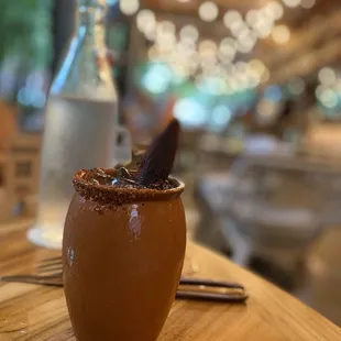 DE TAMARINDO, great Mexican cocktail with mexican tamarind candy and Tajin.