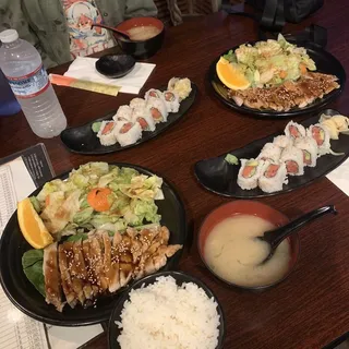 Teriyaki Chicken and Sushi Classic Combination