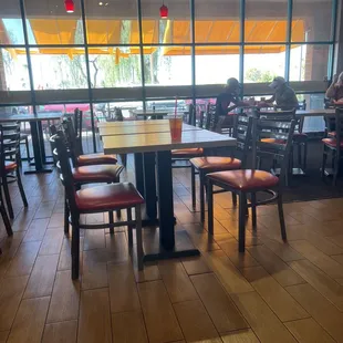 Inside seating