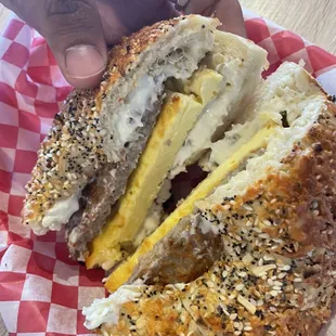 Ranchero Breakfast Bagel