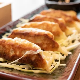 a close up of a plate of food