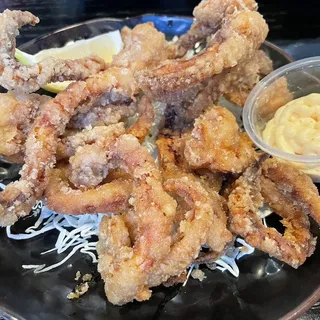 Japanese Style Fried Squid (ika Geso Karaage)