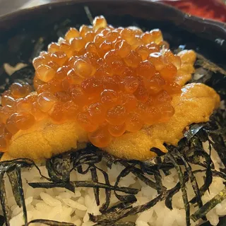 Ikura-Uni Rice Bowl