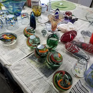 pieces awaiting shipping