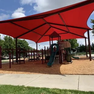 Outdoor covered playground