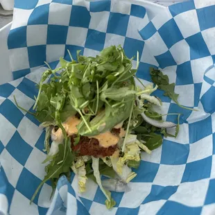 Grouper sandwich no bun