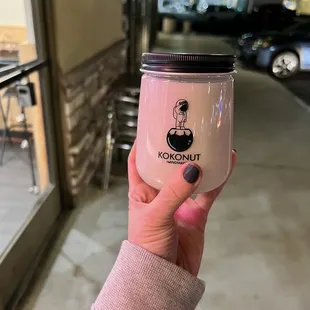 Coconut Pudding in the Cup