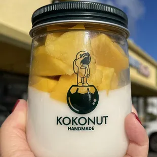 12/24/21 - Coconut Pudding with Mango $9