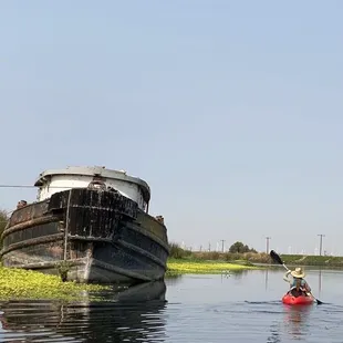 One of the old abandoned "tubs"