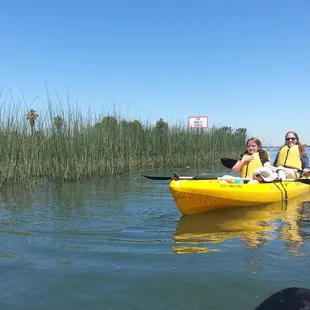 Fun kayaking in the delta.