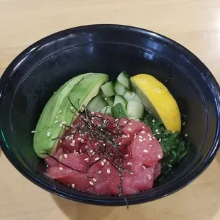 Nana Tuna Poke bowl (no rice)